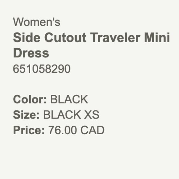 Abercrombie Side Cutout Traveler Mini Dress - Picture 2 of 2